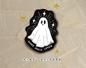 Scary music lover Sticker | bring me the horizon | trinket | kindle sticker | laptop sticker | Heavymetal lover | metalcore girly | alt