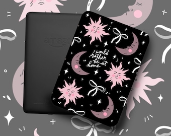 Insertion de liseuse céleste lune et étoile | Art du boîtier avec inserts alt & emo | accessoires pour livres gothiques cottagecore | booktok - romantique cosy