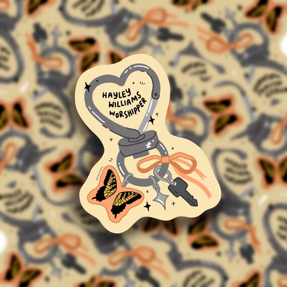 Paramore keychain sticker | Hayley williams sticker | paramore | alt sticker | kindle sticker | taylor swift inspired sticker | elder emo