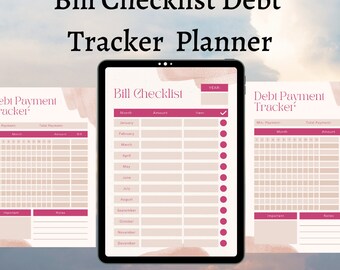 Tracker voor factuurbetalingen | Factuurbetalingslogboek | Controlelijst voor factuurbetaling | Nutsbetalingstracker| Schuldentracker