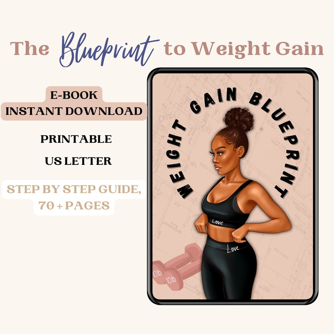 WEIGHT GAIN JOURNAL Weight Gain Planner Weight Gain Guide Etsy