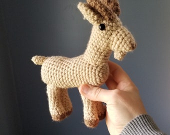 Crochet handmade goat