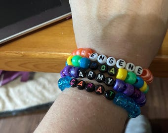 cute kpop fandom bracelets!!!