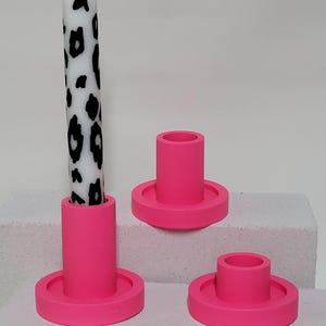 Candlestick Neonlove, Neonpink, Neon, Jesin, stick candles, gift, girlfriend, birthday