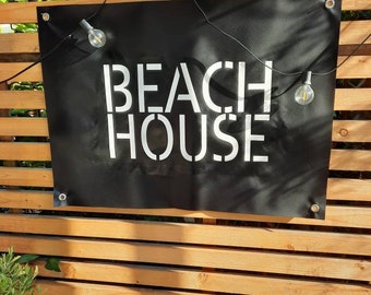 Outdoor Poster "BEACH HOUSE"