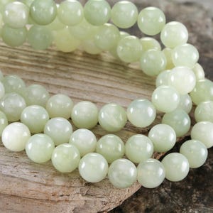 New Jade Round 8mm Beads