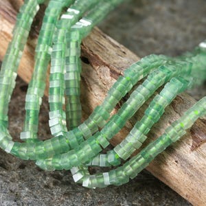 Green Aventurine Squaredelle 1x2mm