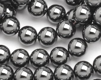 Hematite Round 8mm Beads