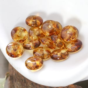 Czech Glass 2x6mm Spacer - Crystal Picasso
