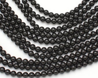 Black Onyx Round 6mm Beads