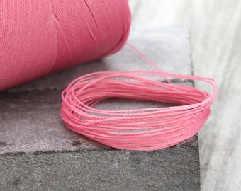 Pink (629) Linhasita Waxed Polyester Cord, PE-1 / PE-2 / PE