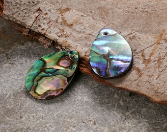 Abalone Teardrop Focal 14-15x20-21mm