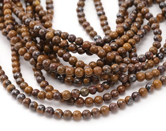 Tiger Iron Round 6mm Beads