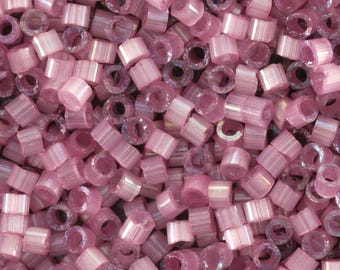Miyuki Delica Beads Silk Satin Dyed Orchid Silk DB1806, Silk Satin
