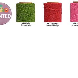 Linhasita Waxed Polyester Cord PE-4 (1mm) / 61 Colors to Choose From! image 6