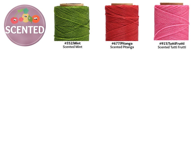 Linhasita Waxed Polyester Cord PE-4 (1mm) / 61 Colors to Choose From! image 6
