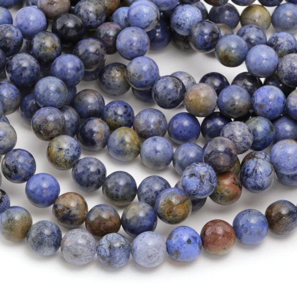 Sunset Dumortierite (rich color) Round 10mm Beads