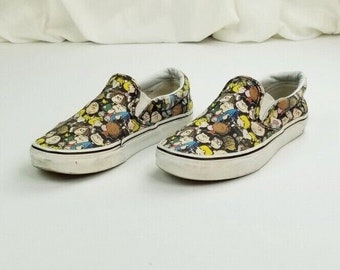 peanuts vans slip ons