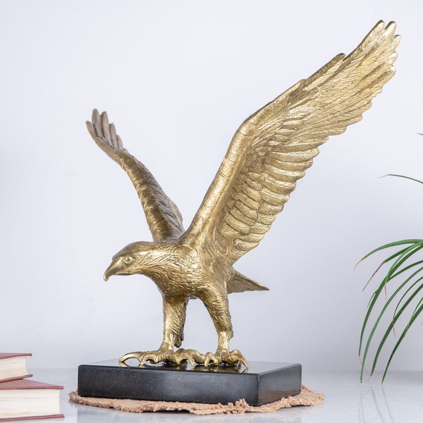 Vintage Brass Eagle - Etsy