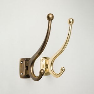 Classic Elegance Brass Hook - Versatile Wall Mount for Home & Office Decor