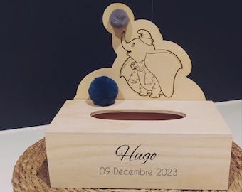 Urne Dumbo - urne disney - urne anniversaire - urne mariage - urne retraite - urne baptême - urne personnalisable - urne fête