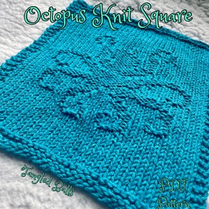 Octopus Knit Square