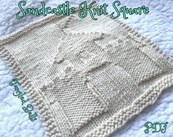 Sandcastle Knit Square