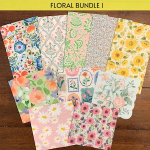 Set of 10 Floral Napkin Pack Bundles, Decoupage Paper Napkins, Floral Theme, Flower Napkin Bundles
