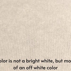 Puede incluir: Primer plano de una superficie texturizada de color blanco roto. El color no es un blanco brillante, sino m&aacute;s bien un blanco roto.