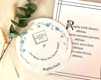 Catholic Marian Antiphon Liturgical Spinner Craft