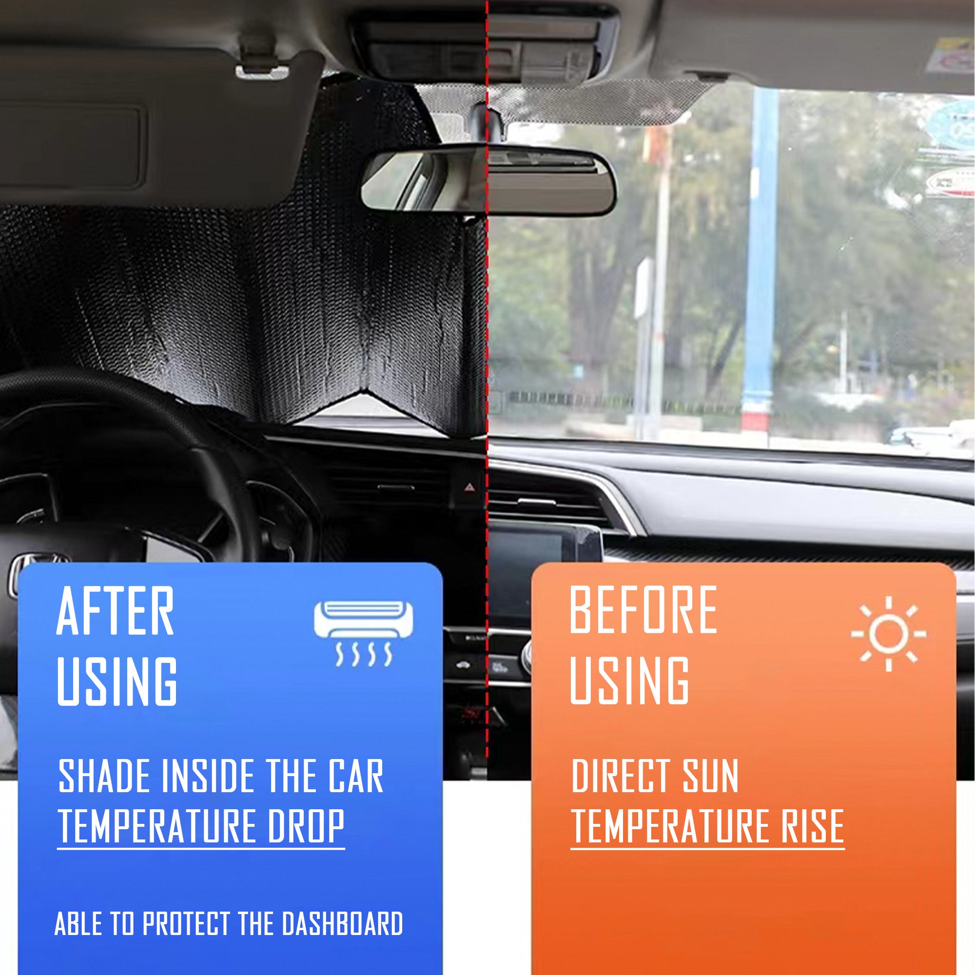 Personalized Photo Auto Sun Shade,Custom Faces Auto Sunshade,Car