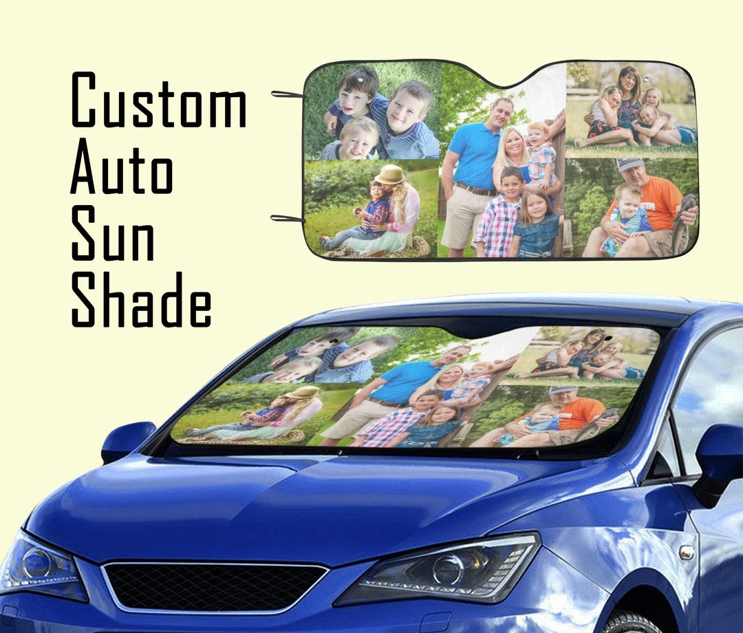 Personalized Photo Auto Sun Shade,custom Faces Auto Sunshade,car