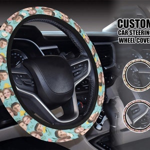 Personalized steering wheel cover -  France