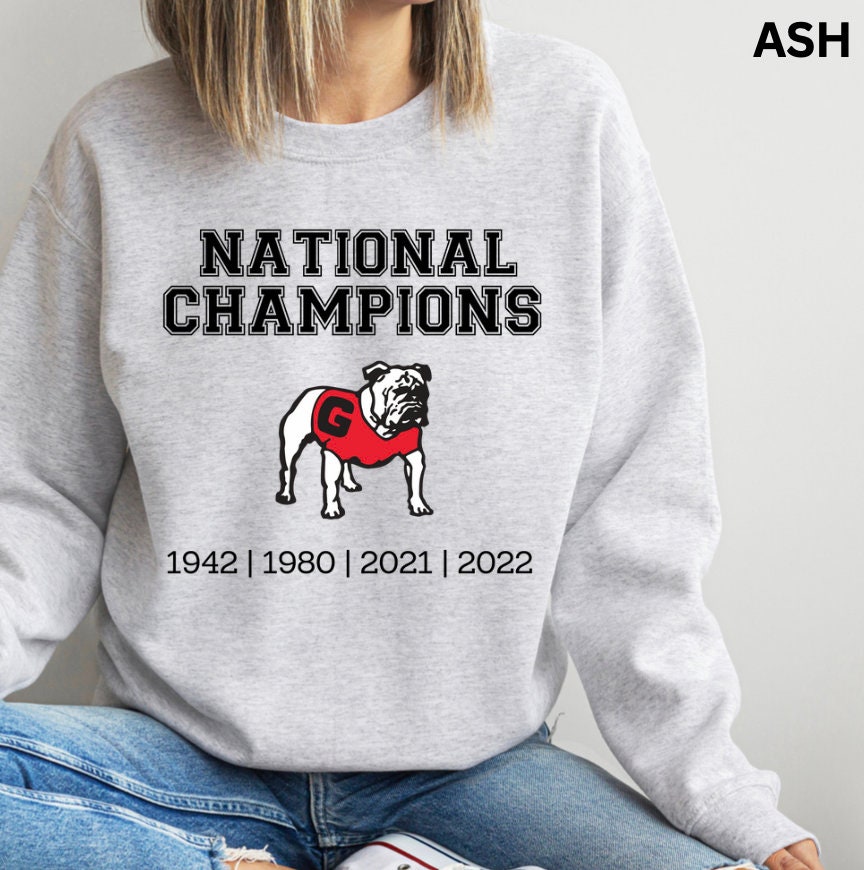 Discover Georgia National Championship Sweatshirt | Vintage Georgia Sweatshirt