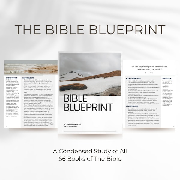 The Bible Blueprint - Full Bible study and overview of all 66 books