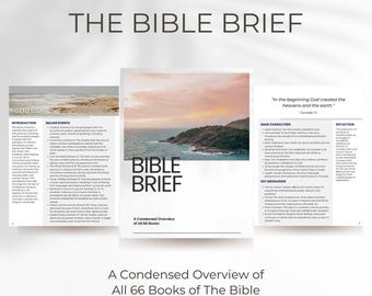 The Bible Brief: een compleet overzicht van alle 66 boeken van de Bijbel