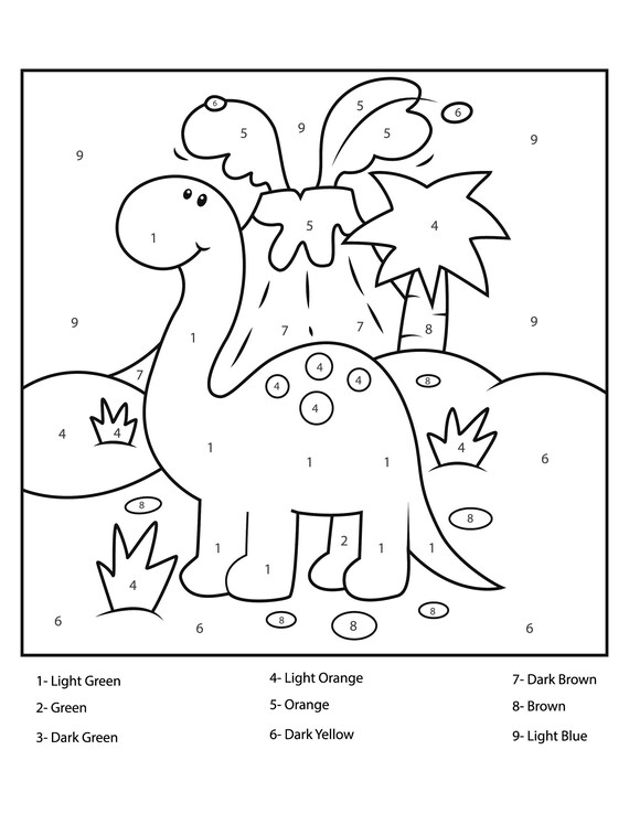 15 Fun Kids Activities Coloring Pages Match and Count Cut | Etsy