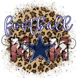 Dallas Football Cowboys Mom PNG FILE