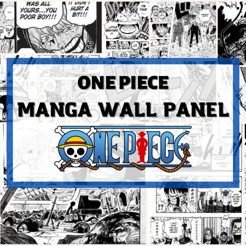 One Piece Manga Panels Wall Collage Kit Manga Wall Poster Etsy India