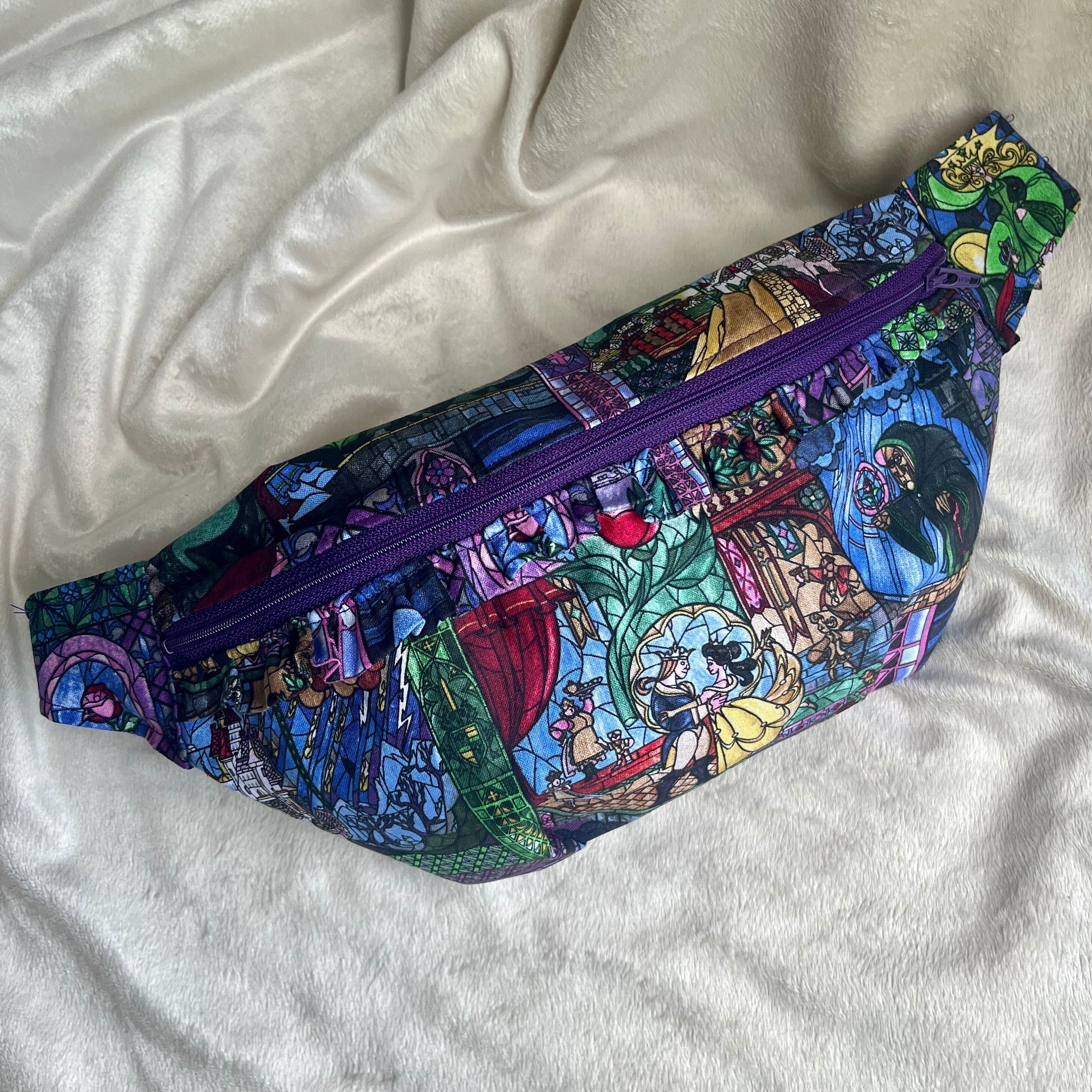 Belle Stain Glass Window Fanny Pack Etsy
