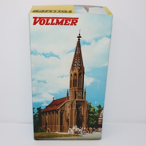 VOLLMER Cathedral 7760 Stadtkirche Stuttgart-Berg Cathedral HO Scale 1/87