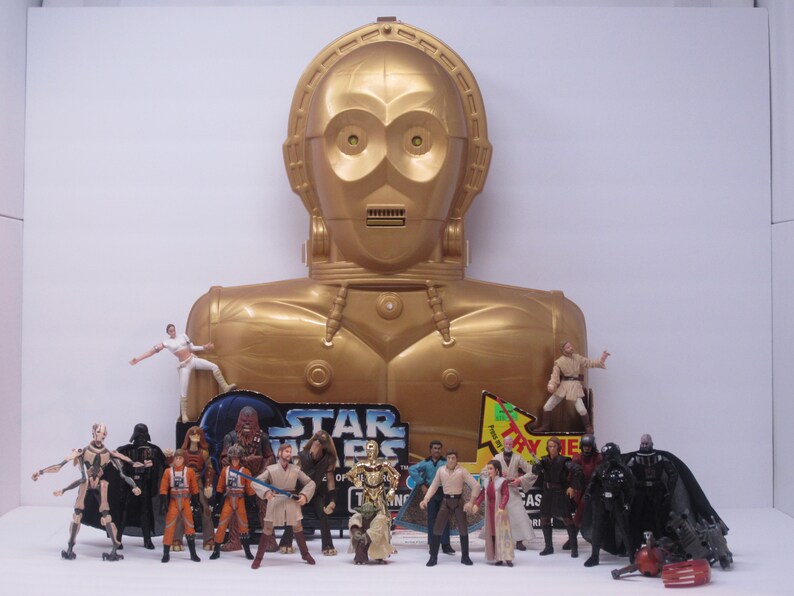 Star Wars Action Figures Bundle W/ Kenner C3PO Silver Leg and Etsy