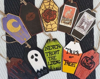 Small Coffin Tags
