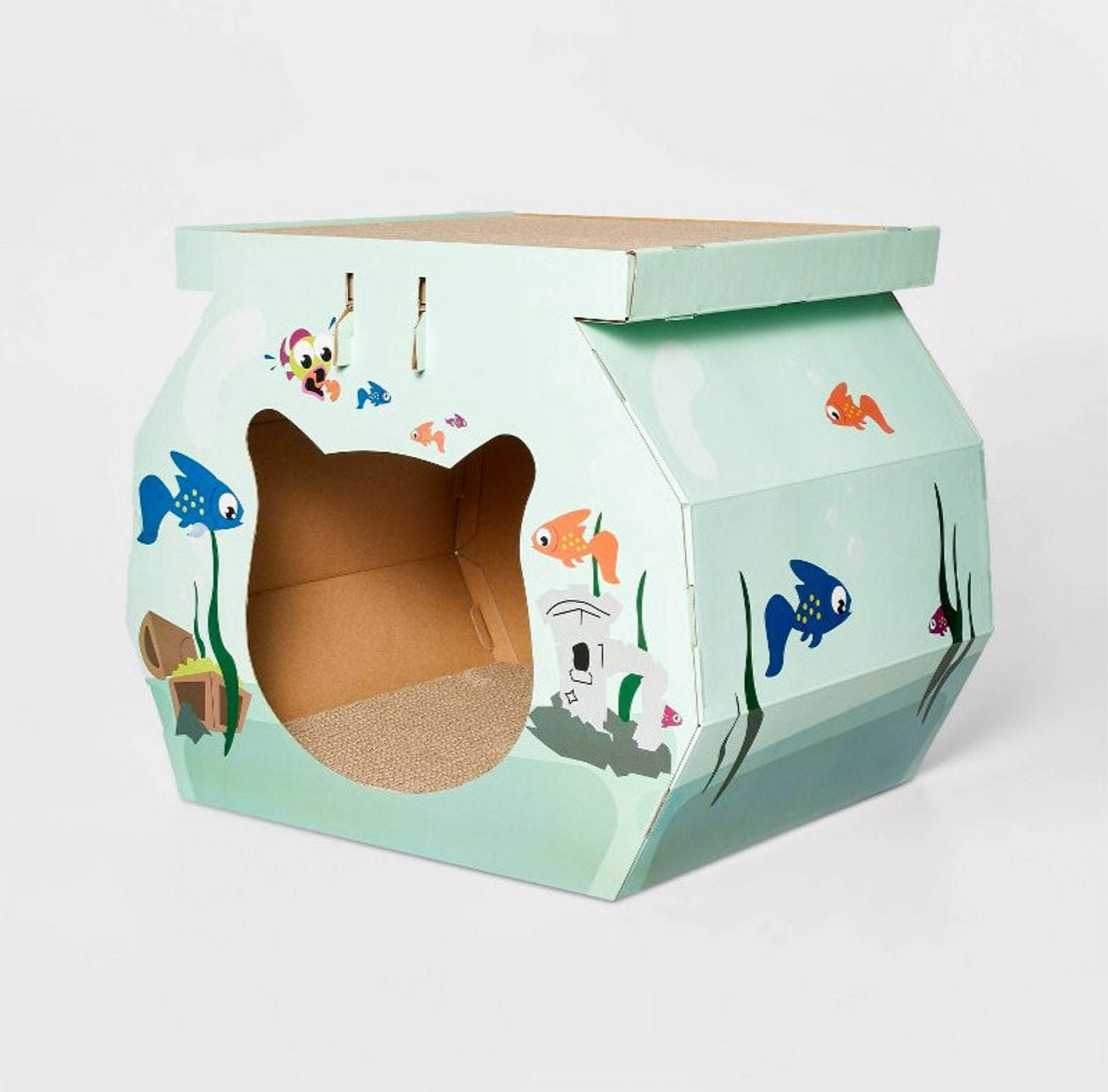 Fish Bowl Cat Scratcher Boots & Barkley™ Etsy UK