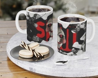 Saw Horror Movie Mug Halloween Party Drinks Cup Gift Idea