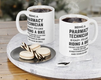 Funny Pharmacist Mug-Gift For Pharmacist-New Pharmacist Mug-Mug for Pharmacist-Being a Pharmacist Is Easy-Sarcastic Pharmacist-Coffee Mug