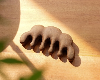 Peine de incienso para la caída del cabello por agua dura – Peine herbal desintoxicante de minerales, cuidado del cuero cabelludo para la acumulación de hierro, peine de incienso de romero para favorecer el crecimiento del cabello.