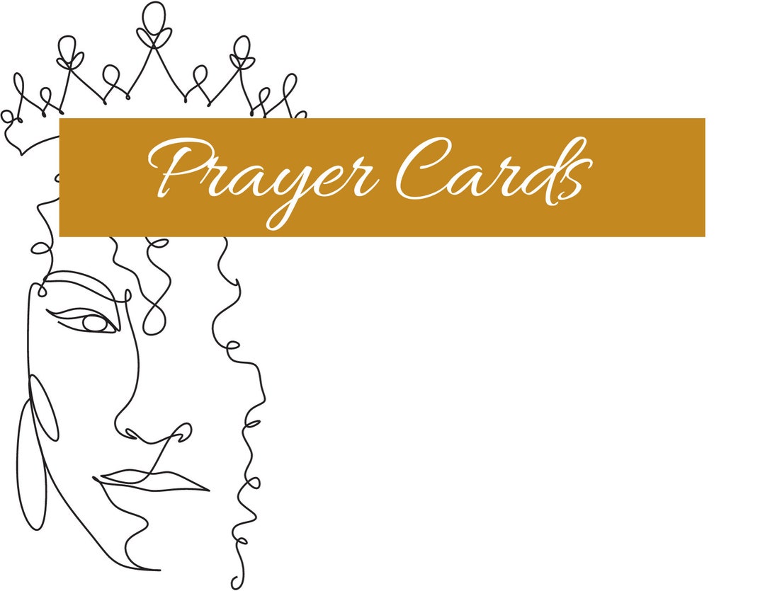 Queen Prayer Cards - Blank Prayer Cards, Downloadable Cards for Prayers ...
