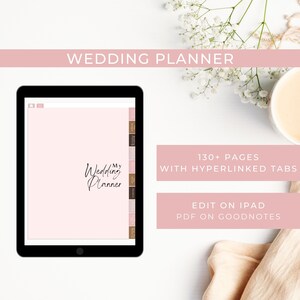 Digital Wedding Planner For iPad. Wedding Planning. Wedding Checklist. Wedding iPad Goodnotes Planner. Wedding To Do List. 130+ Pages