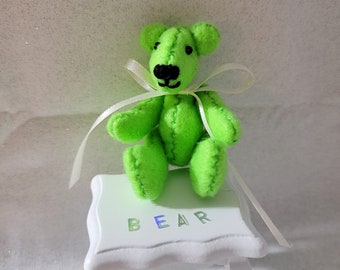 Tiny Teddy Bears, Handmade Teddy Bears, Miniature bears, Decorated Tiny Teddy Bears